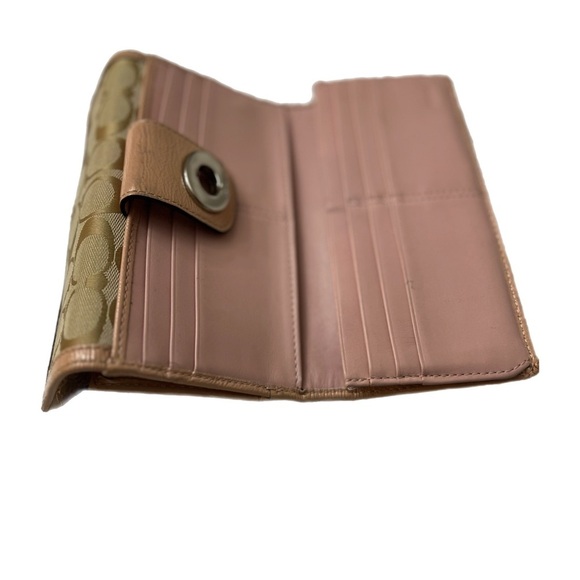 Coach Tan Signature Wallet - Picture 6 of 7
